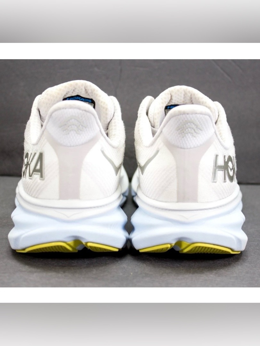 Hoka One One Clifton 9 Womens Size US 10 Nimbus Cloud Ice Water Sneakers Lace Up - Picture 11 of 13